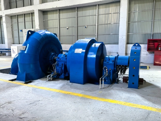 DN2250-3200mm Pipe Diameter Francis Turbine Generator with Automation Control System and Air/Water Cooling
