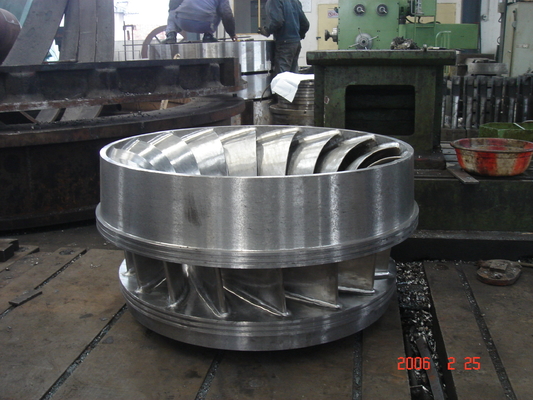 Adjustable Blade Angle Hydroelectric Turbine for and Inlet Pressure of 10 MPa