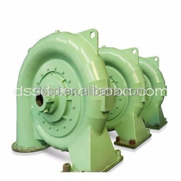 Straight League Connection Method High Head Water Turbine For 66kv Output Voltage