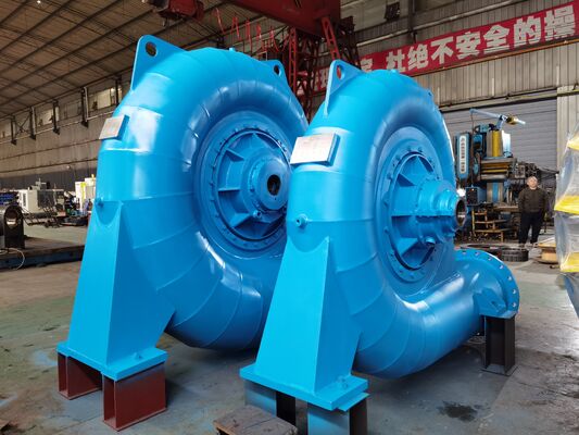 High Efficiency Water Turbine Generator with Automatic Voltage Regulator (AVR) for 200kW - 20MW Hydropower Plants