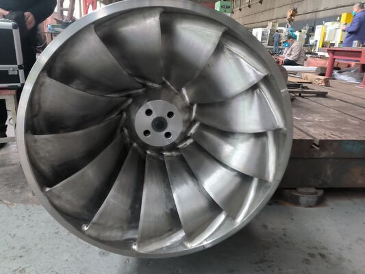 High Efficiency 92% Hydro Turbine Runner for 10 MPa High Pressure with Customizable Blade Number