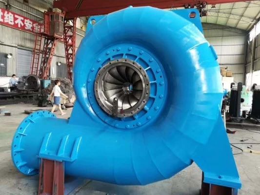 Francis Turbine Generator with High-strength Steel And Alloys Blade Material and 2000 kW Capacity Featuring Automatic Control System