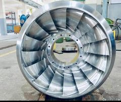 Stainless Steel Francis Water Turbine Runner Hydro Power Generator Plant