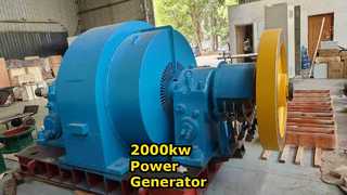 2000kw Francis Turbine Generator Power Solution