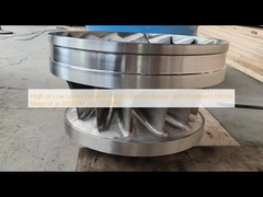 High or Low Speed Rotation Hydro Turbine Runner with Hardened Metals Material at 600RPM and 750RPM