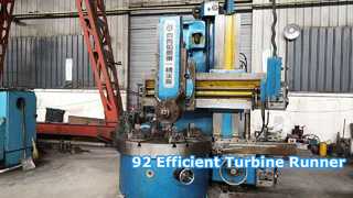 Hydro Turbine Runner: 92% Efficiency Power Generation