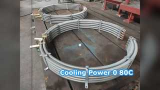 Oil Cooler 0-80C Max Heat Dissipation 10-100 Kg