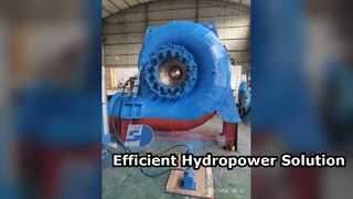 Turgo Turbine Generator: High Efficiency Hydropower