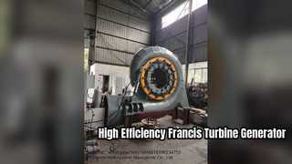 High Efficiency Francis Turbine Generator 300KW to 20MW