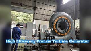 High Efficiency Francis Turbine Generator 300KW to 20MW