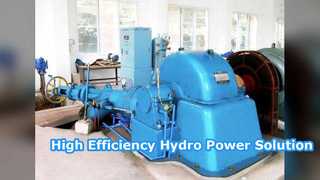 Efficient Turgo Turbine Generator for Hydro Power