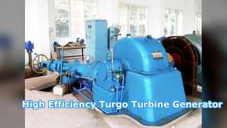 High Efficiency Turgo Turbine Generator 4000kW Power Solution
