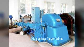 Turgo Turbine Generator: High Voltage Power