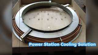 Air Oil Cooler 0-80C Power Station Cooling Solution